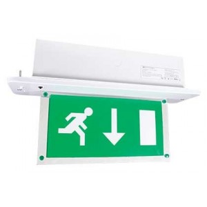 EMERGENCY REC. CEILING LED LIGHT 0.9W MAINTAINED 392x190x61