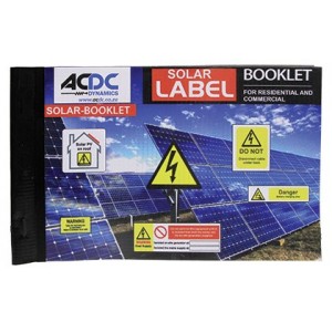 Label Booklet For Solar System Marking A5