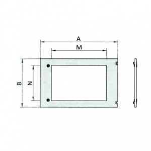 ORANGE GLAZED HINGED CUBICLE DOOR KIT 600Wx1000H