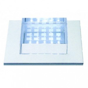 RED 230V 25xLED S/STEEL LIGHT FITTING  IP54