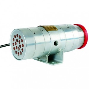 12/24VDC 7.5W Red FLASHER/SIREN Combo Flameproof