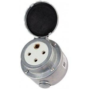 30A 3P+E 230-400VAC METAL-CLAD Round Socket IP66