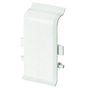 70x20 COUPLING PIECE RAL 9010 WHITE