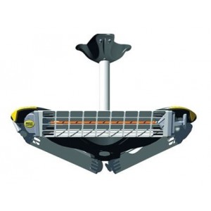 3 X 1200W Infrared Heater 240VAC IP65 Ceiling Mount
