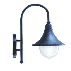 Black Die Cast Wall Mount Light Fitting E27/100W IP54