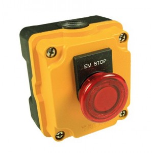 D.cast Pushbutton Stn E-STOP Illm Latch