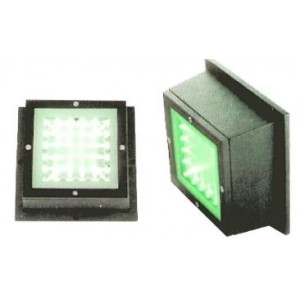 GREEN 230V 20xLED ALUMINIUM LIGHT FITTING IP54
