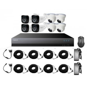 8 Camera Analogue HD Cctv Kit