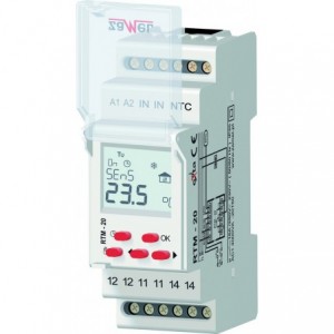 Digital Temp. Regulator -10 To +90DEG 230VAC IP20