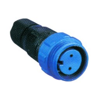 3POLE. 8A Female Cable Connector 250V