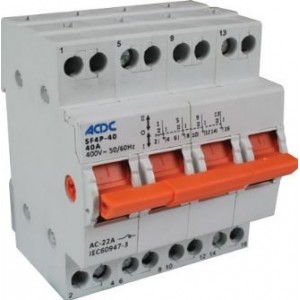 4P 25A Din Changeover Switch