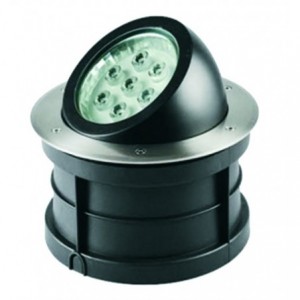 230VAC 9W Warm White Inground LED Ss Light Round