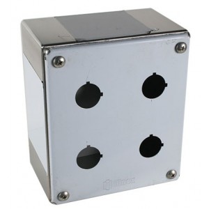 304 2x2 HOLE PUSHBUTTON ENCLOSURE 150x150x85