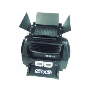 7 CHANNEL DMx CITY LIGHT 2.5KW IP54 C/W FLIGHT CASE