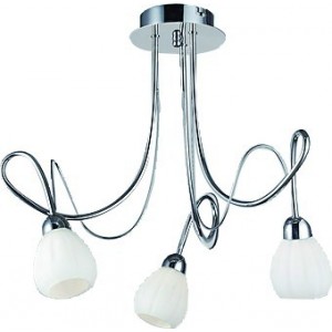 230V DECORATIVE CEILING LAMP FITTING 3x40W G9 INCLUDED