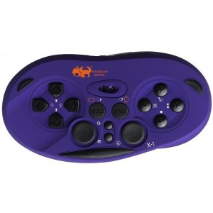 Shogun Bros. PM-0101X1-DZA Chameleon X-1 Wireless Gamepad Mouse- Essential Purple 1600DPI