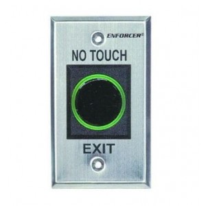 3A Sensor Exit Pushbutton 12VDC S/STEEL C/W Ring Illuminatio