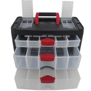Storage Box With 3 Drawers 400X205X290MM