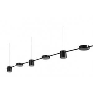 230VAC 24W Balck LED Pendant Cct Adjustable 1500X10X1000MM
