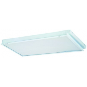 4x40W RECESSED PRISMATIC LIGHT FITTING 1200x600mm