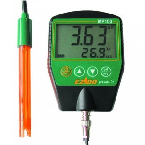 pH/mV/TEMP METER C/W ELECTRODE.BUFFER-BATTERY- CASE AND HOLS