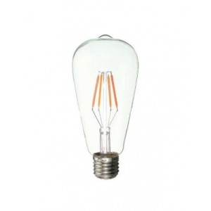 220-240VAC 4W LED Pear Shape Lamp E27 Base Warm White