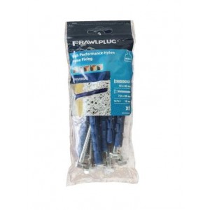 Universal Nylon Plug With Screw 5X25MM 40 Per Bag