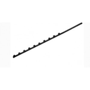 Nemtek  EF11-16 10 Line Square Tube Straight - Black