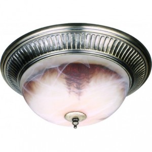 230VAC- 3xE27- METAL BODY &amp; GLASS COVER- CEILING MOUNT