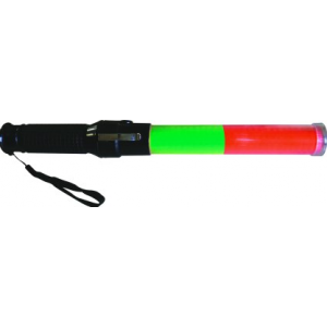Battery Powered LED Police Baton- RED/GREEN- ON/OFF And Flas