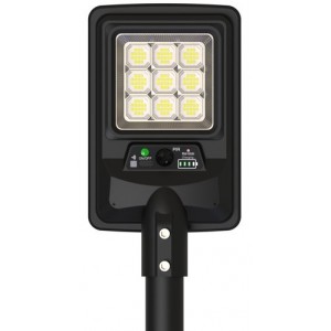 20W LED Solar Street Light 7W Panel 3.2V/11AH Batt.