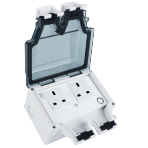 4G Weatherproof 2X Uk Smart Switched Socket IP65