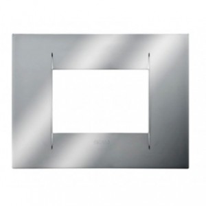 Geo Plate 3-GANG Chrome