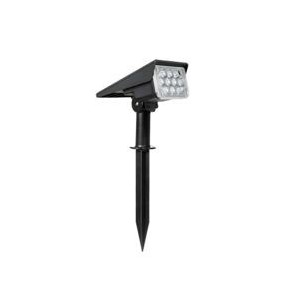 4W Solar Cct Adj LED Garden Spike 3.7V/2000MAH Battery