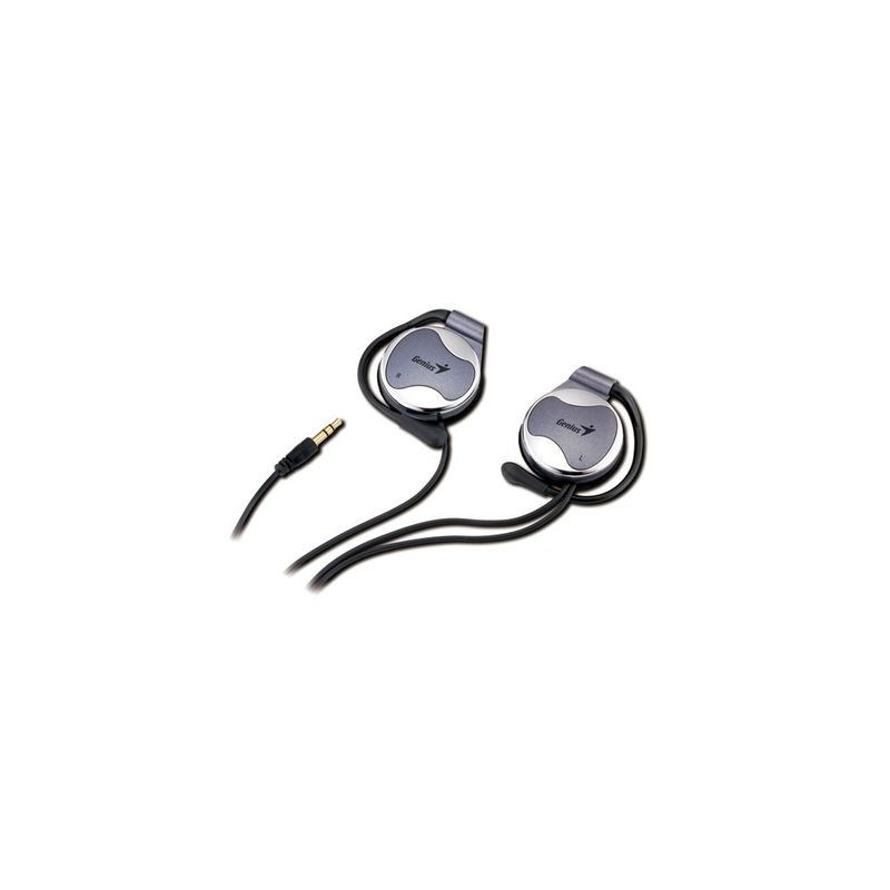 Genius 31710077100 Ear-Hook Headphones - Silver