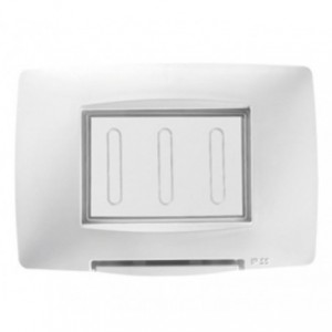 Chorus 3-GANG 4X2 Watertight Plate White