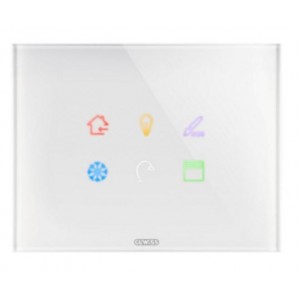 Knx Ice Touch Cover Plate White 6 Int Sym