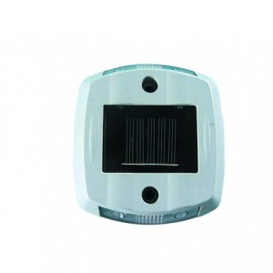 SOLAR ALU ROAD STUD LIGHT YELLOW 4 x LED 140x130x28