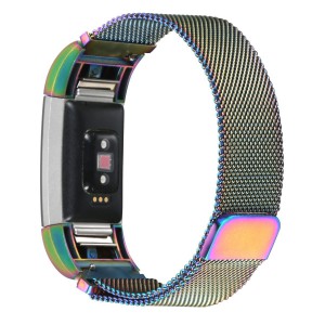 Fitbit Charge 2 Stainless Steel Band - Adjustable Replacement Strap - Pearlescent