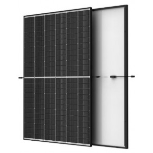 Black 425W TIER-1 Pv Solar Module 144 Cell Mono