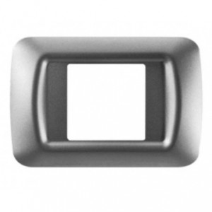 Top System 2 Gang Plate - Metallic Titanium