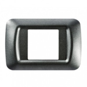 Top System 2 Gang Plate - Metallic Slate