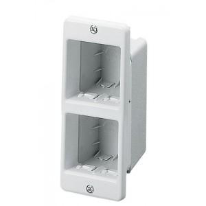 4 Gang White Flush Support Plate