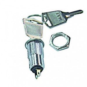 0.5A 250VAC Chrome Plated Key Switch