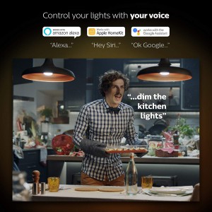 Philips Hue Go White and COLOUR Dimmable LED Smart Table Lamp - Compatible with Amazon Alexa, Apple HomeKit and Google Assistant