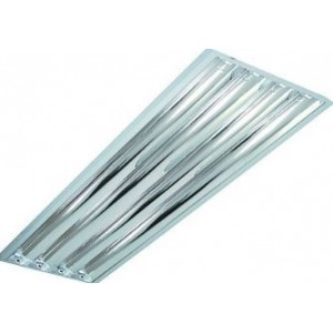 4 x 54W T5 LOUVERED HIGH BAY FITTING ELEC. BALLAST