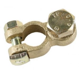 Heavy Duty M12 Battery Terminal Brass /2 (p+n)