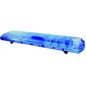 24VDC Lightbar 104WATT/CLEAR Lens /BLUE LED/1500X310X130MM