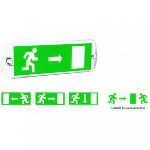 Emergency Exit Legend Left