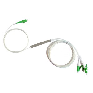 Scoop FS-LC4 Fibre Splitter Blockless LC APC SM 1-4